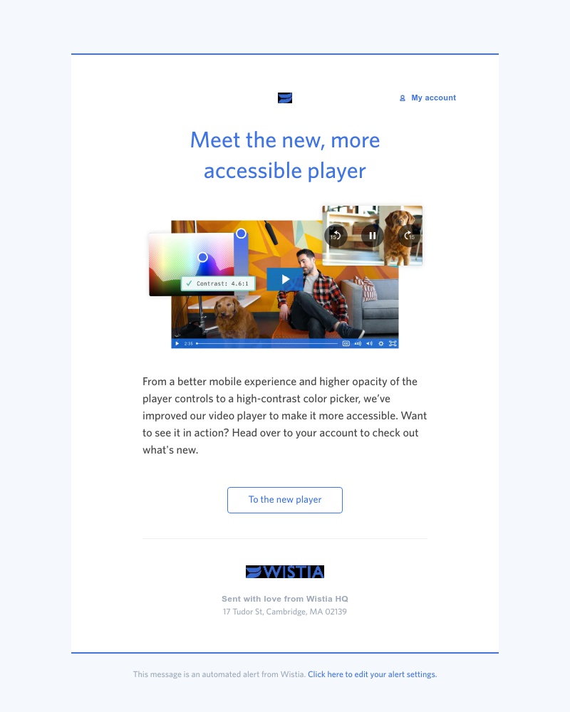 Wistia - Your video player is new and improved 📹