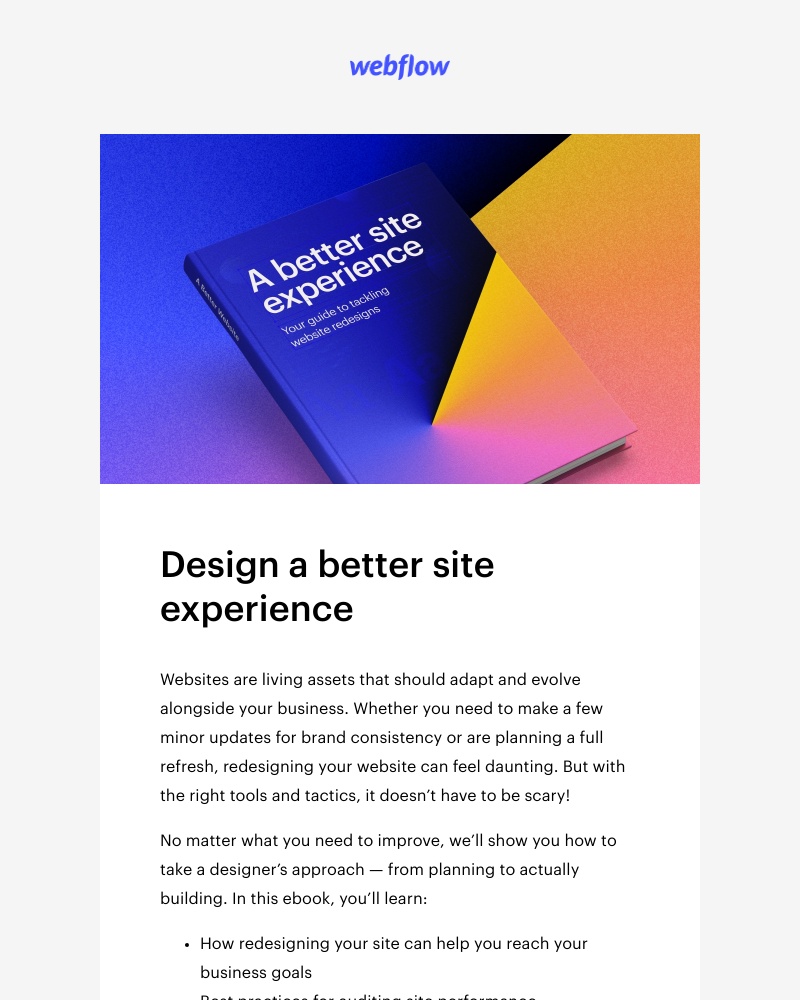 Webflow - Your website... but better