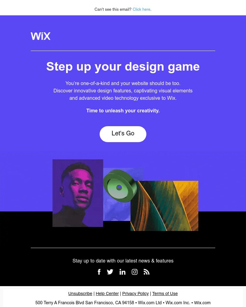 Wix - Your website wants some attention...