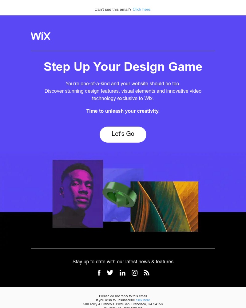 Wix - Your website wants some attention...