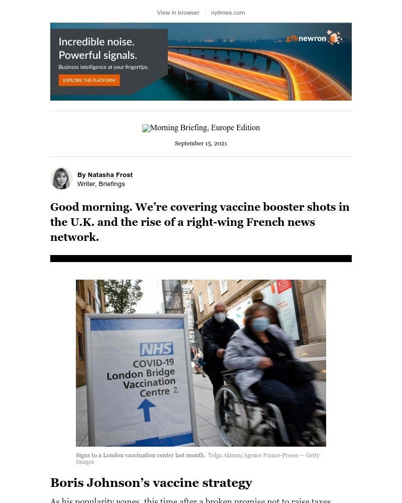 The New York Times - Your Wednesday Briefing