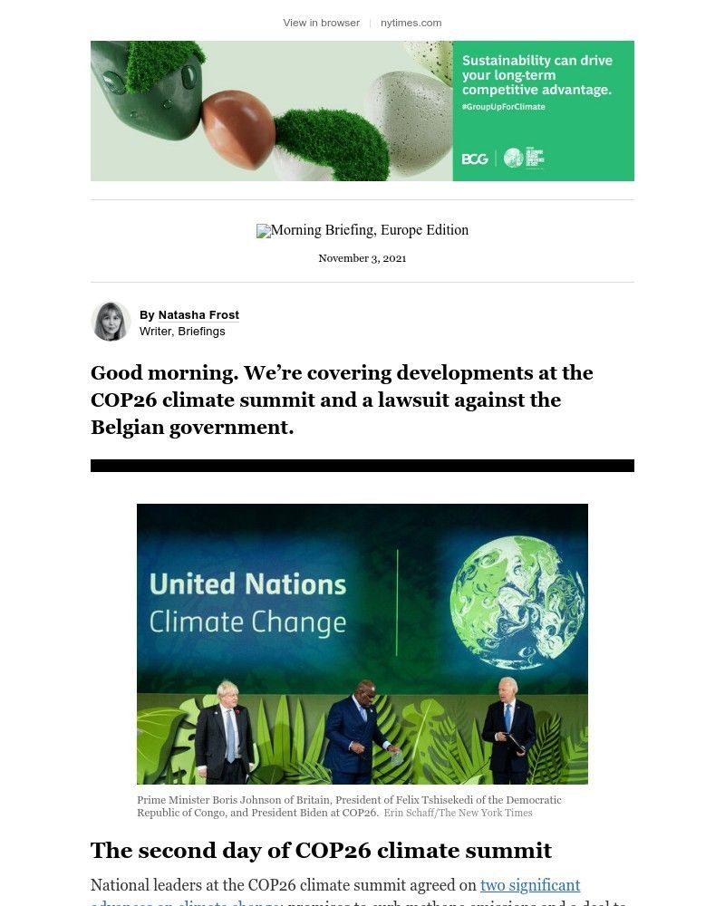 The New York Times - Your Wednesday Briefing