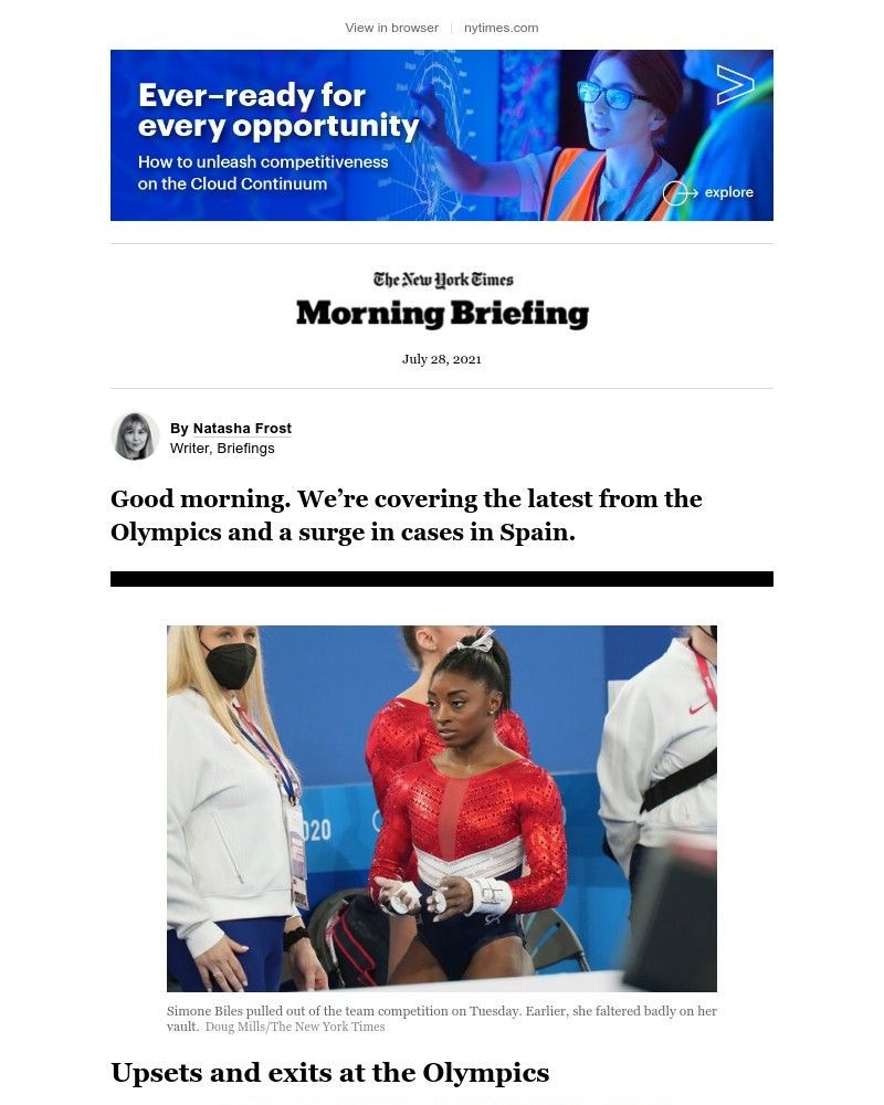 The New York Times - Your Wednesday Briefing