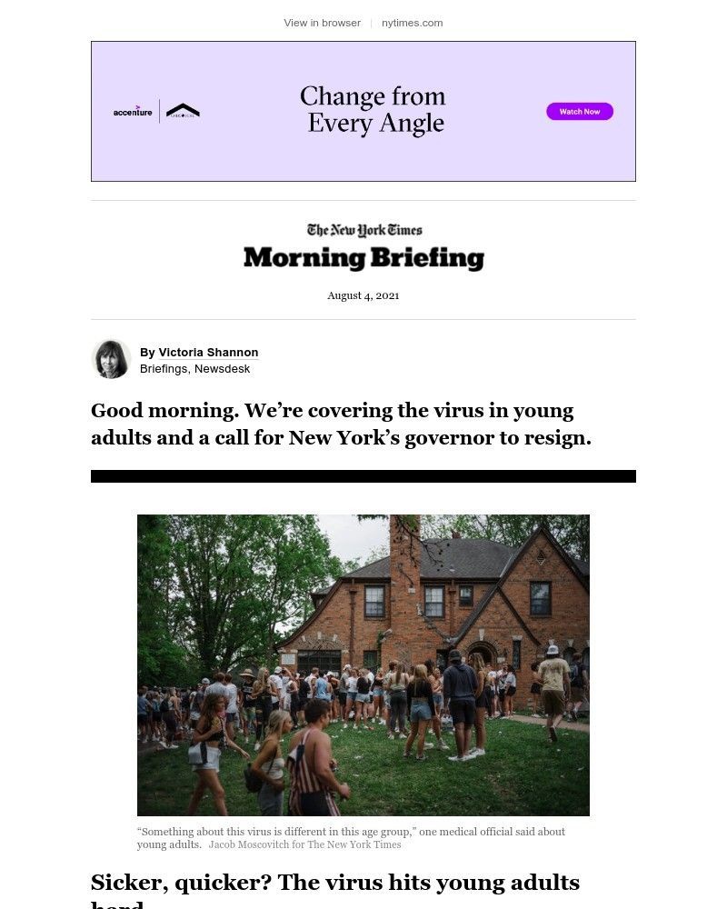 The New York Times - Your Wednesday Briefing