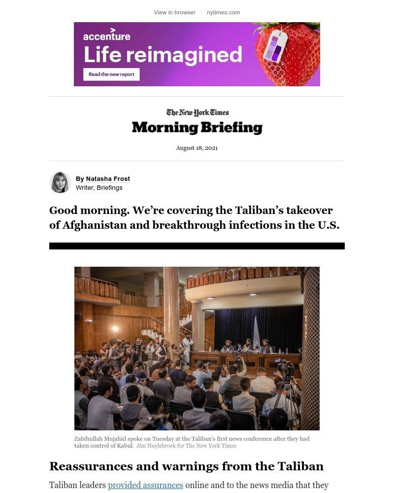 The New York Times - Your Wednesday Briefing