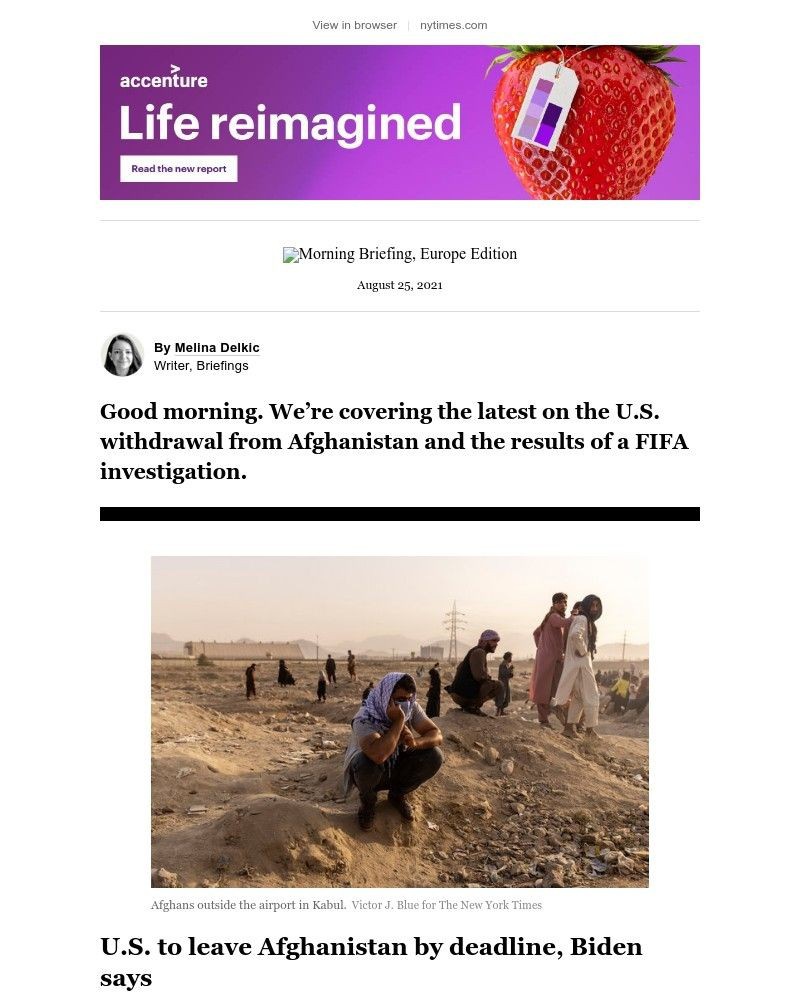 The New York Times - Your Wednesday Briefing
