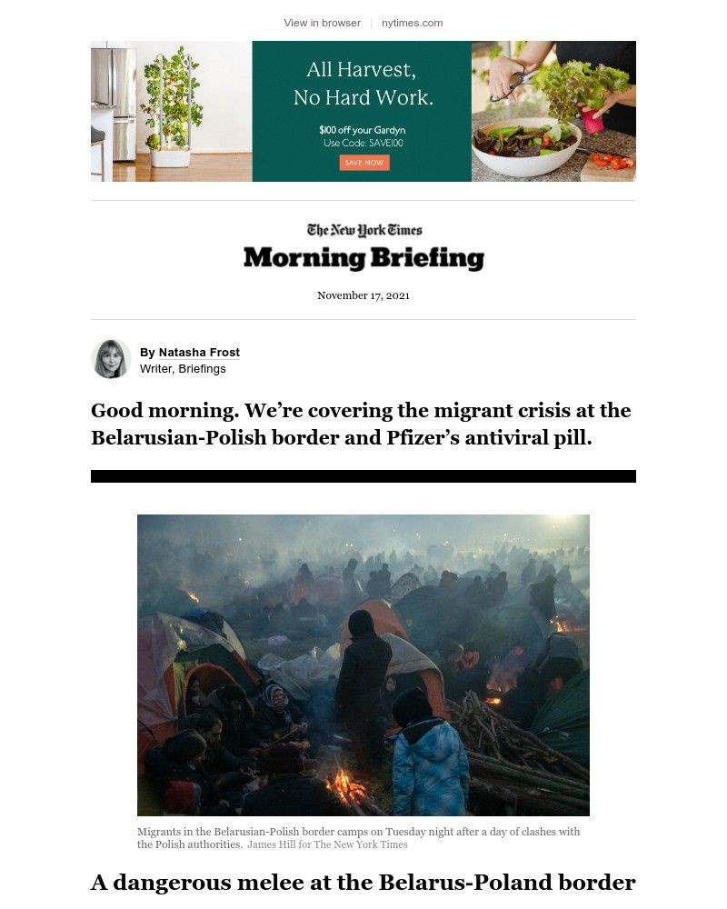The New York Times - Your Wednesday Briefing