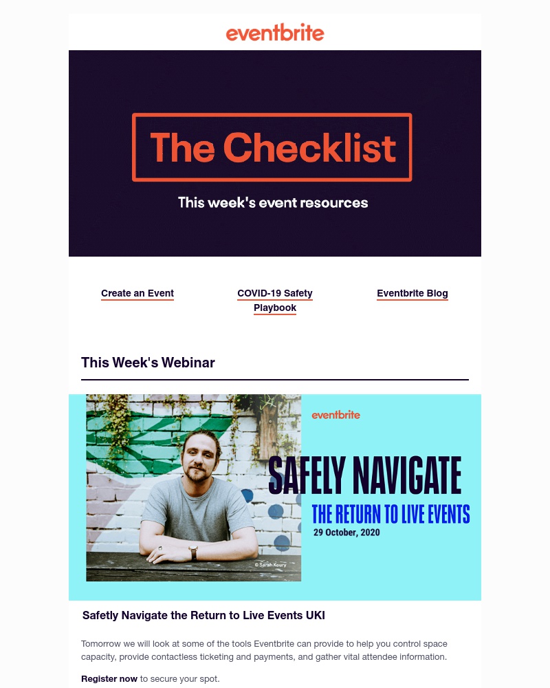 Eventbrite - You're Invited: How to Safely Navigate the Return To Live Events