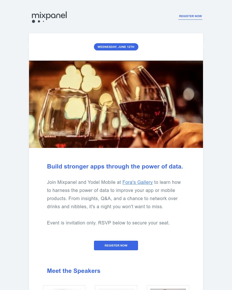 Mixpanel - You’re invited to the mobile event of the season…