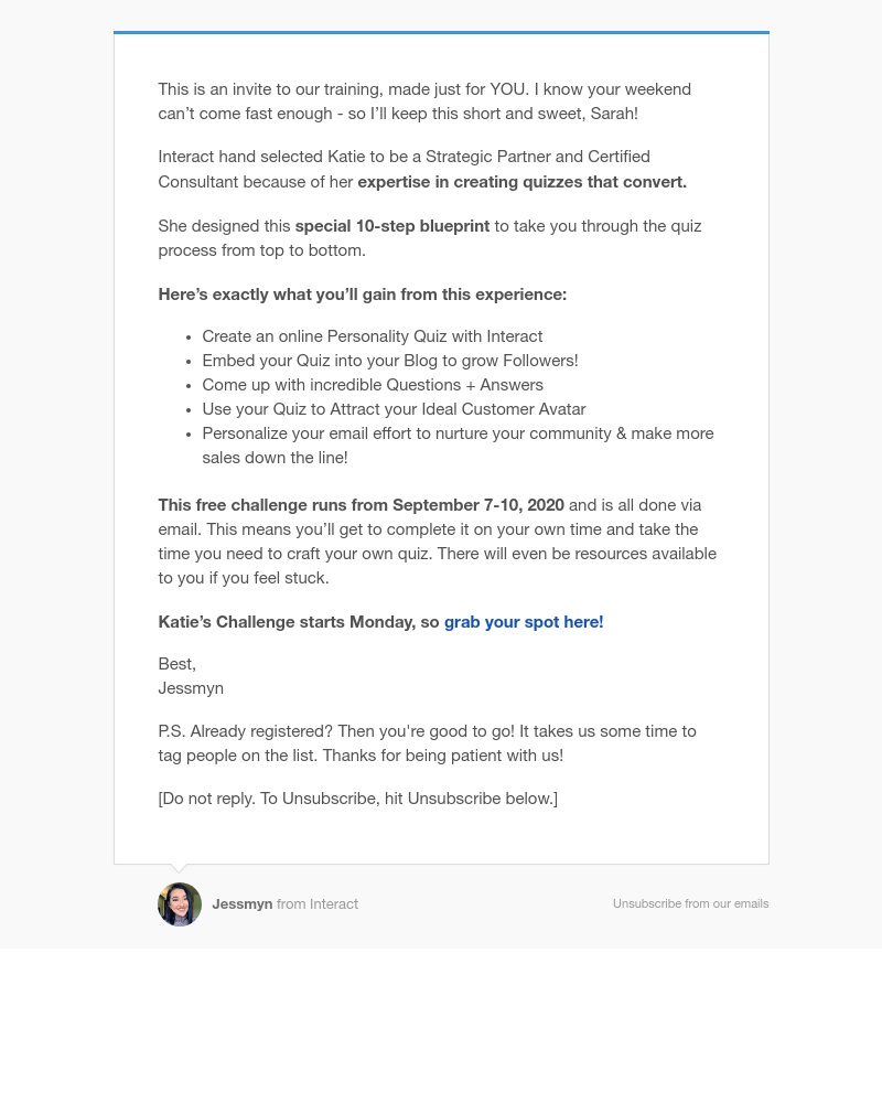 Interact - You're one of our top picks