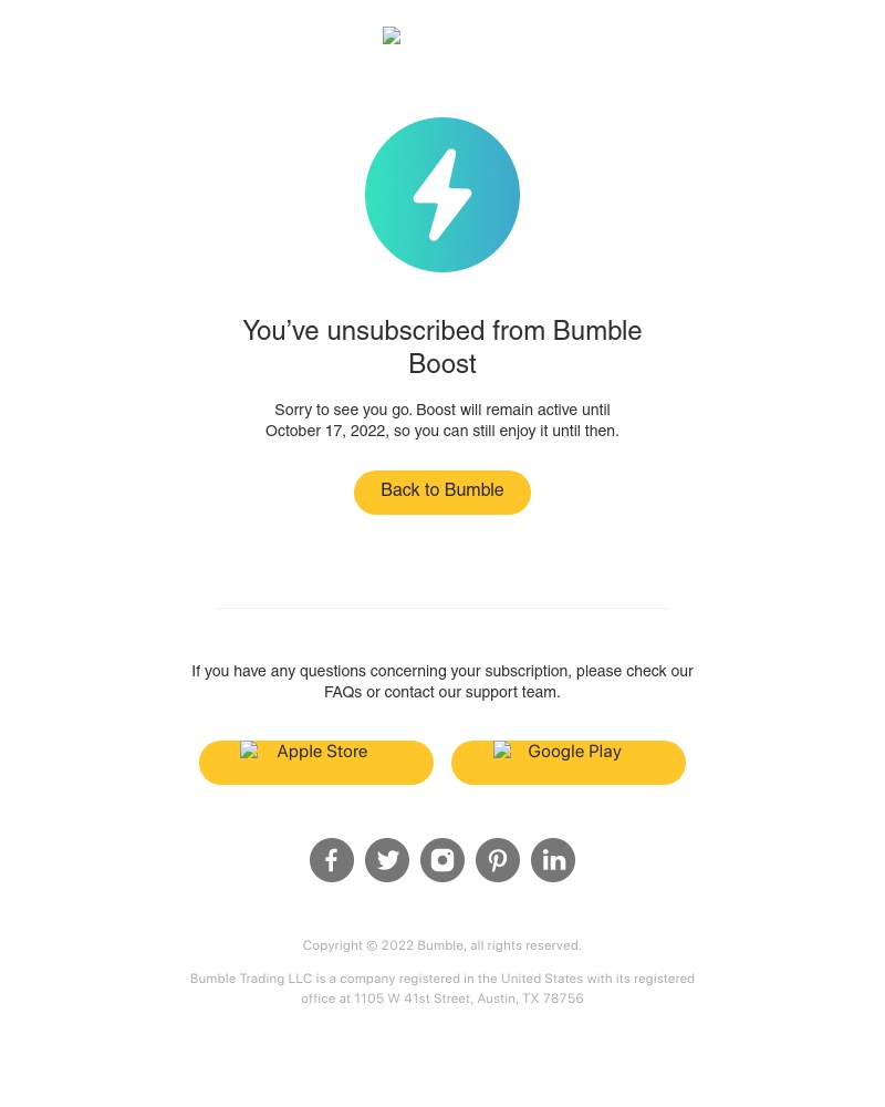 Upgrading your account on Bumble video screenshot
