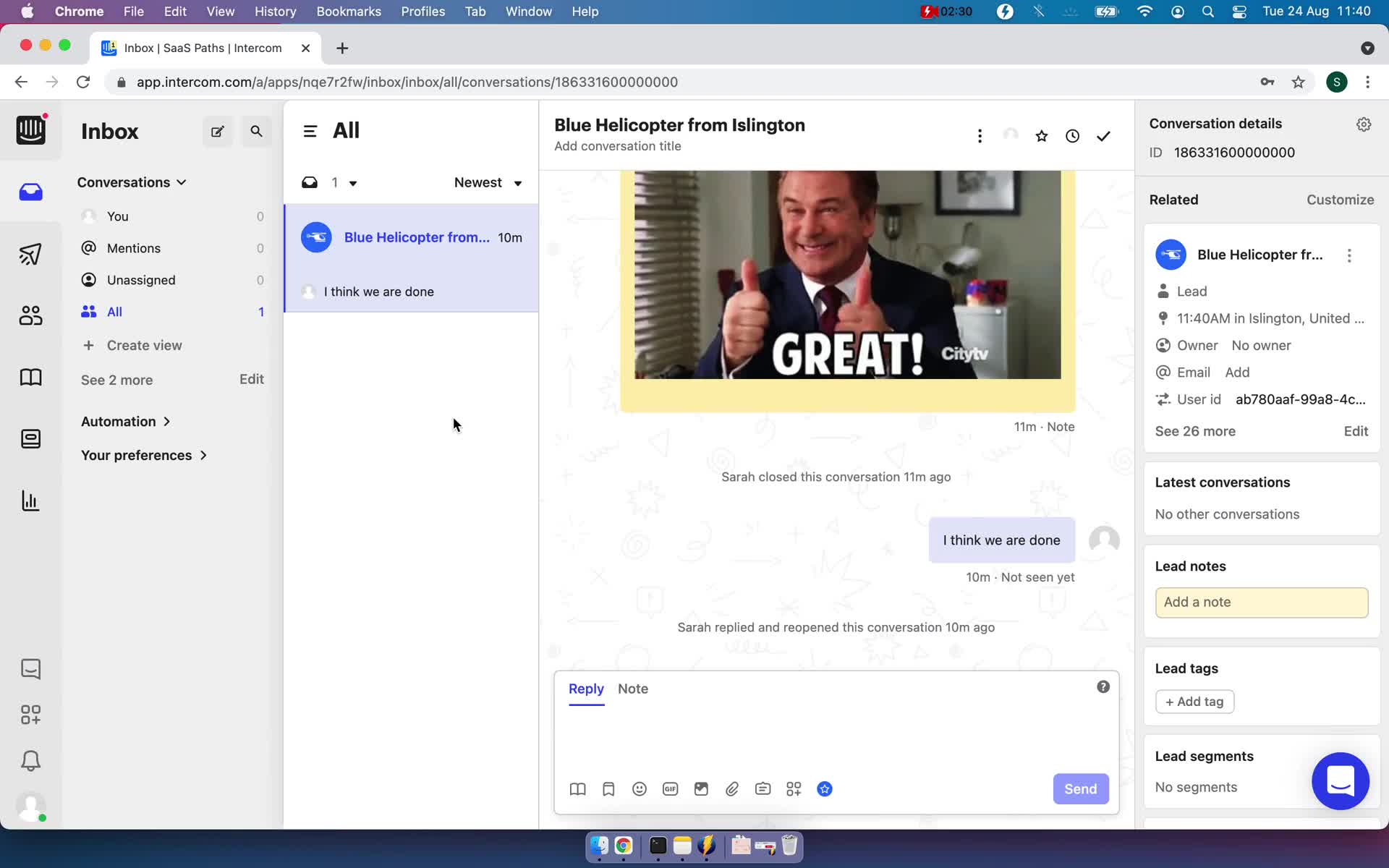 Accepting an invite on Intercom video thumbnail