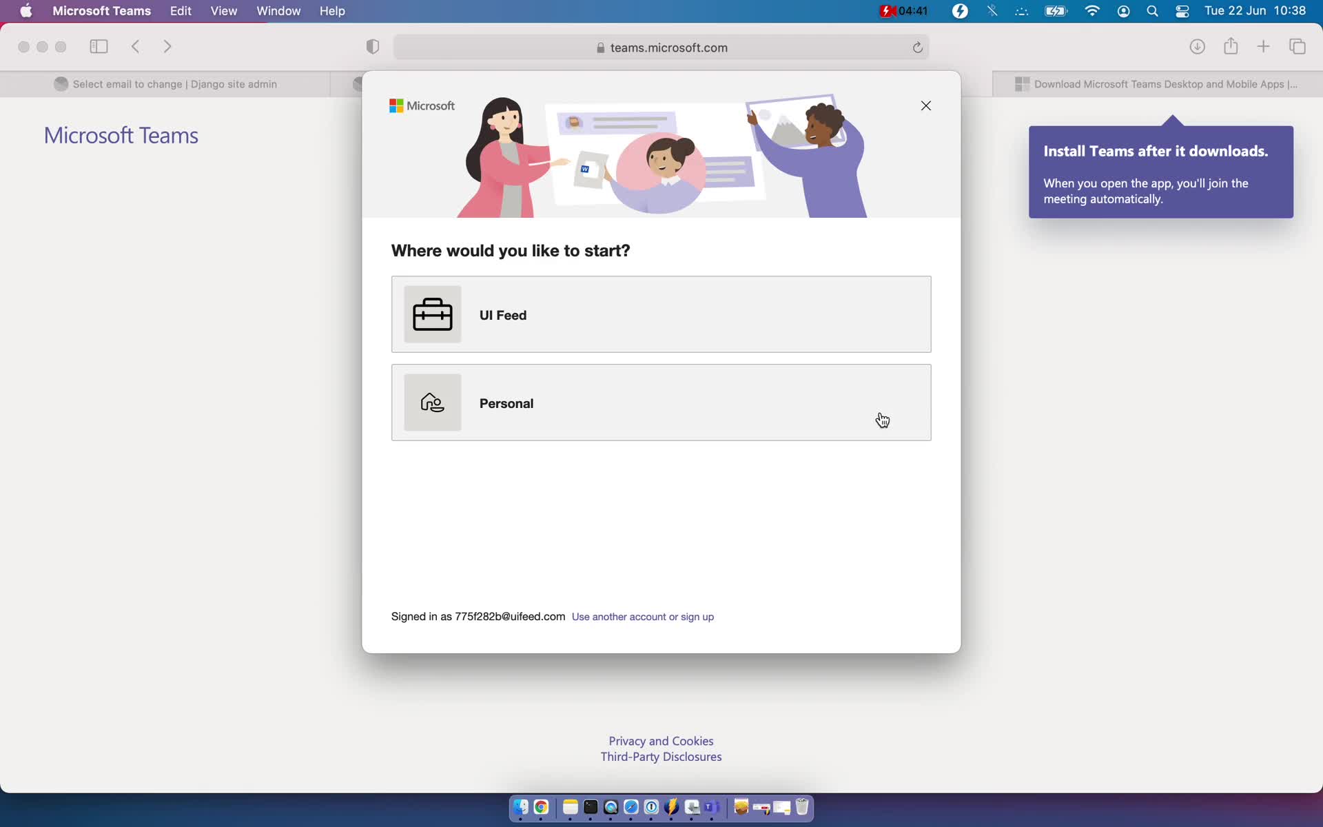 Accepting an invite on Microsoft Teams video thumbnail