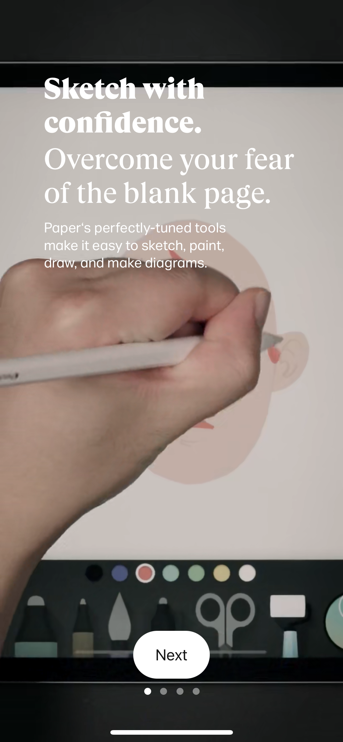 General browsing on Paper by WeTransfer video screenshot