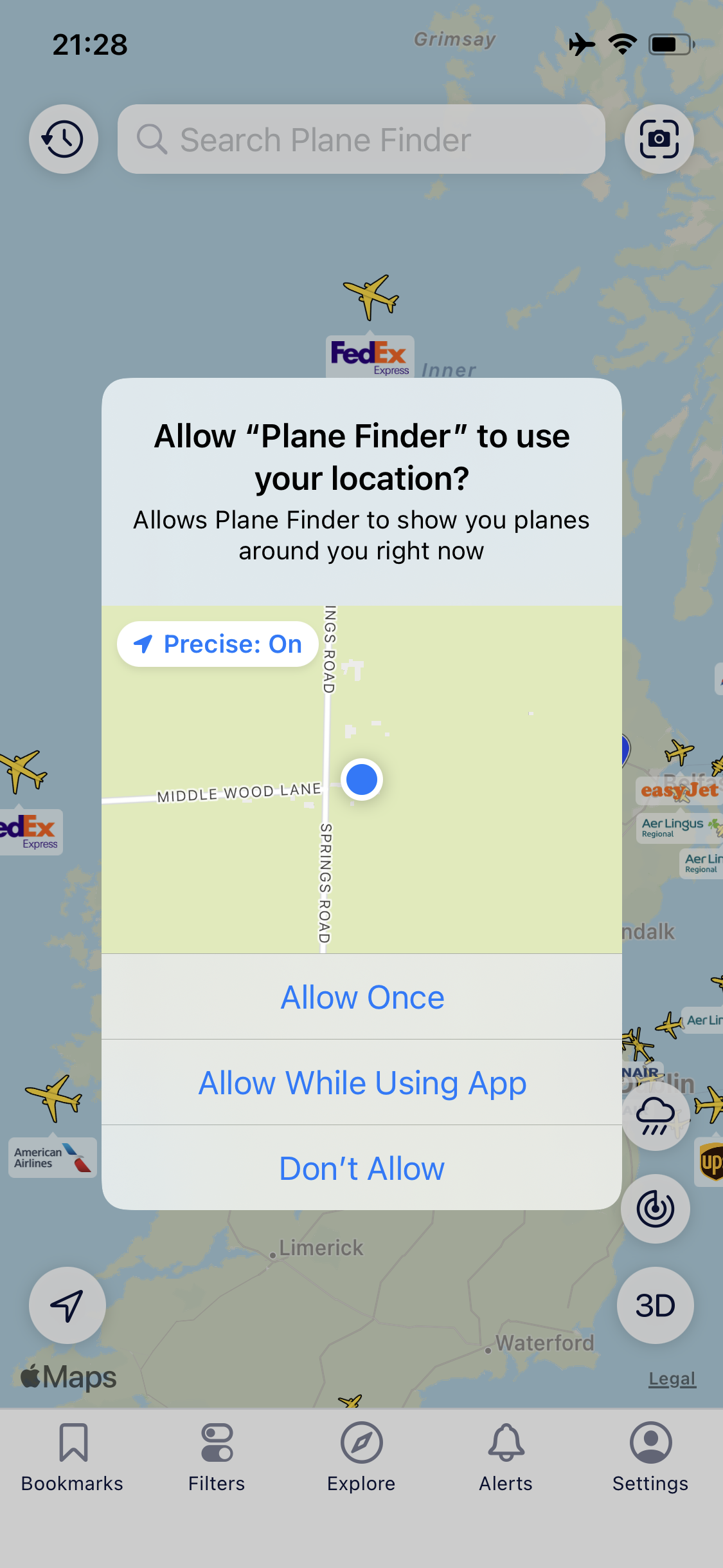 General browsing on Plane finder video thumbnail