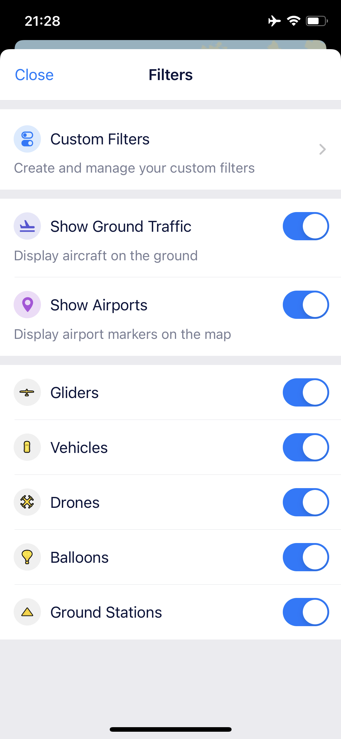 General browsing on Plane finder video thumbnail