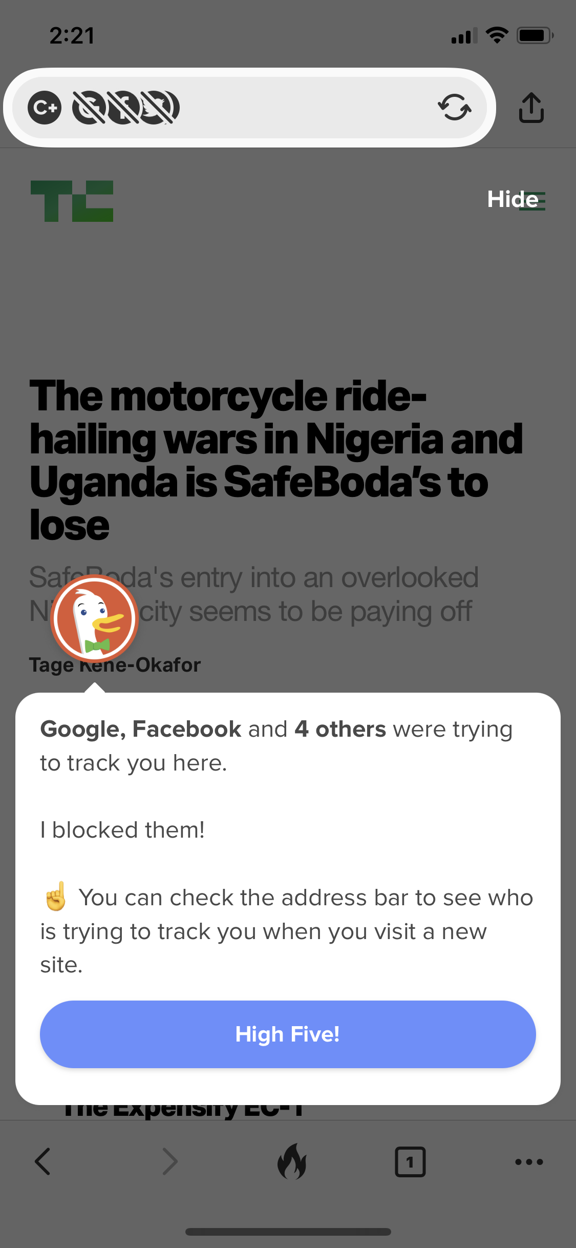 General browsing on DuckDuckGo video thumbnail