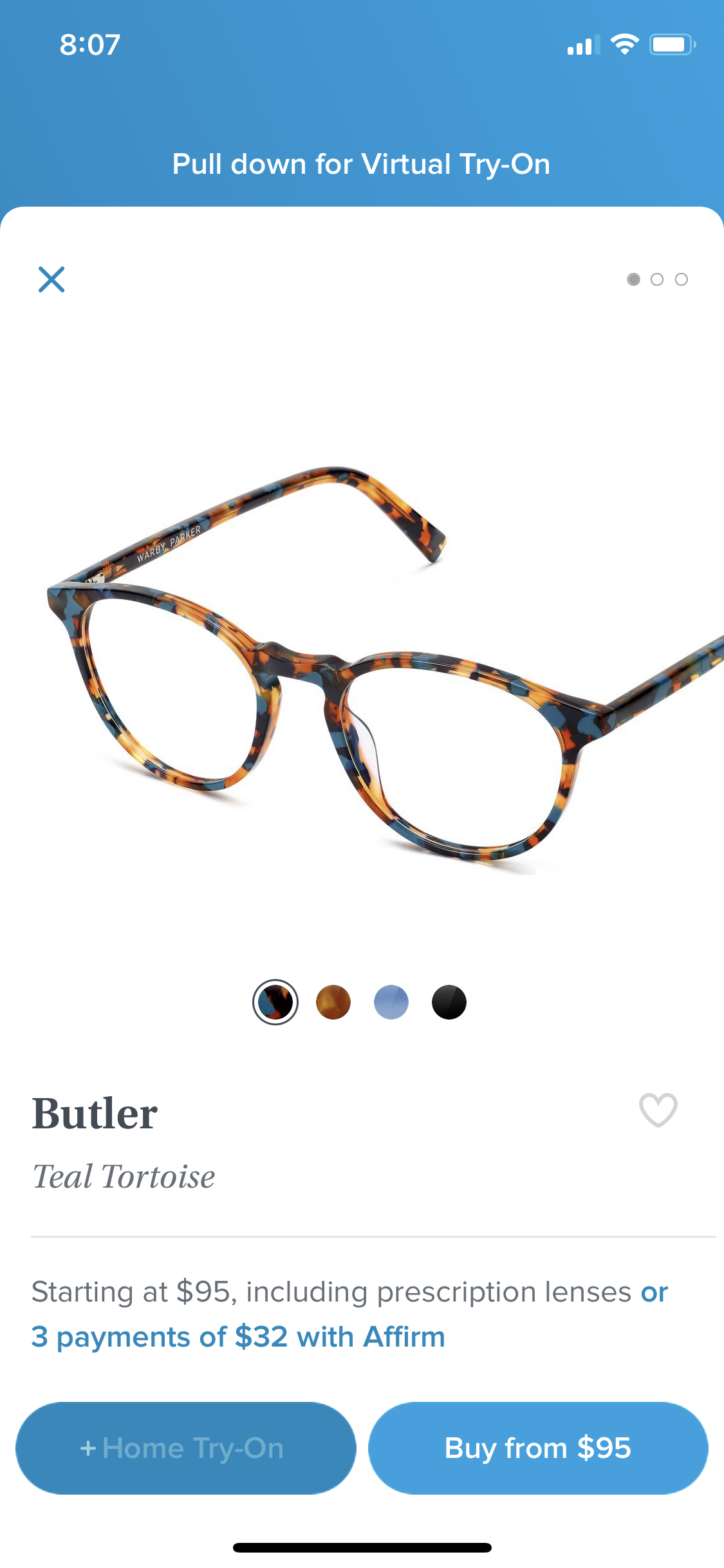 General browsing on Warby Parker video thumbnail