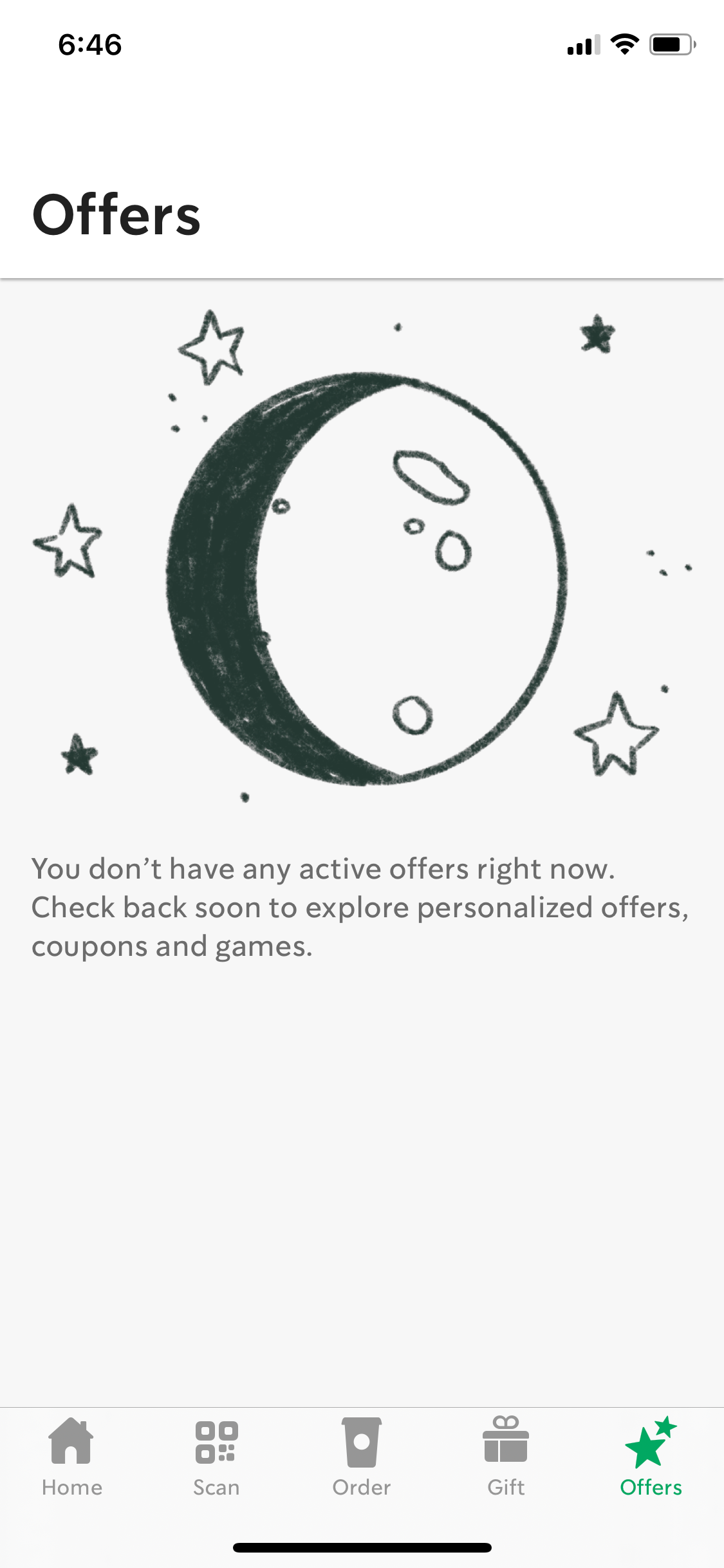 Screenshot of Offers