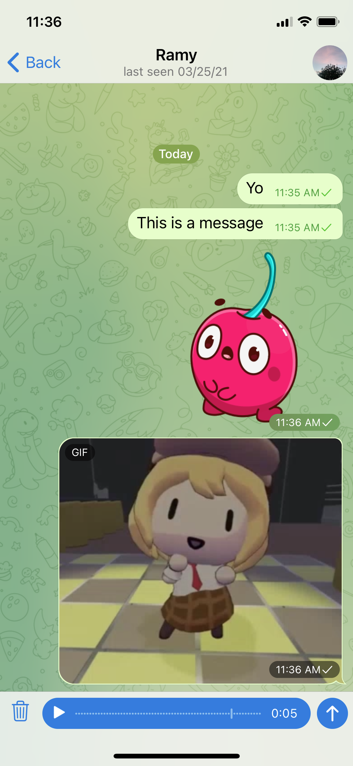 General browsing on Telegram video thumbnail