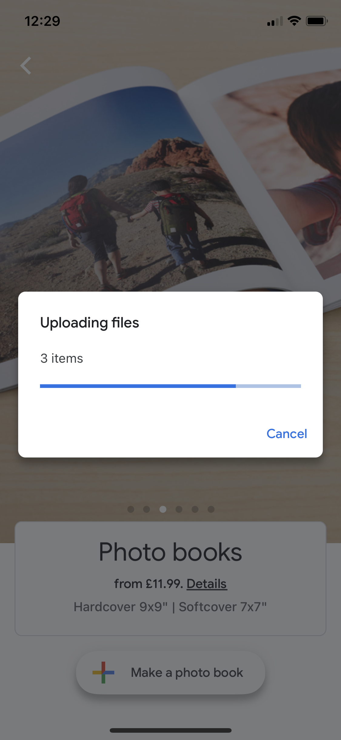 General browsing on Google Photos video thumbnail