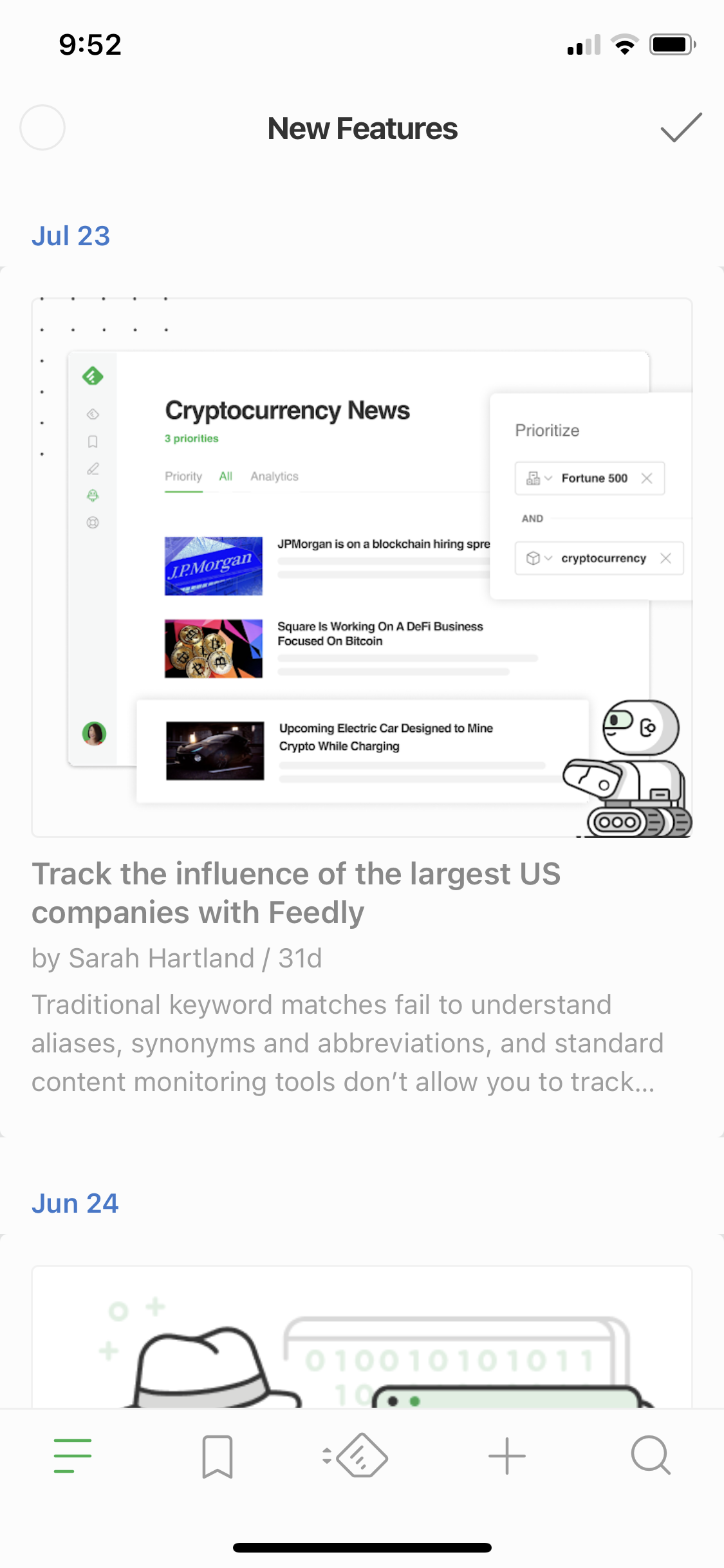 General browsing on Feedly video thumbnail