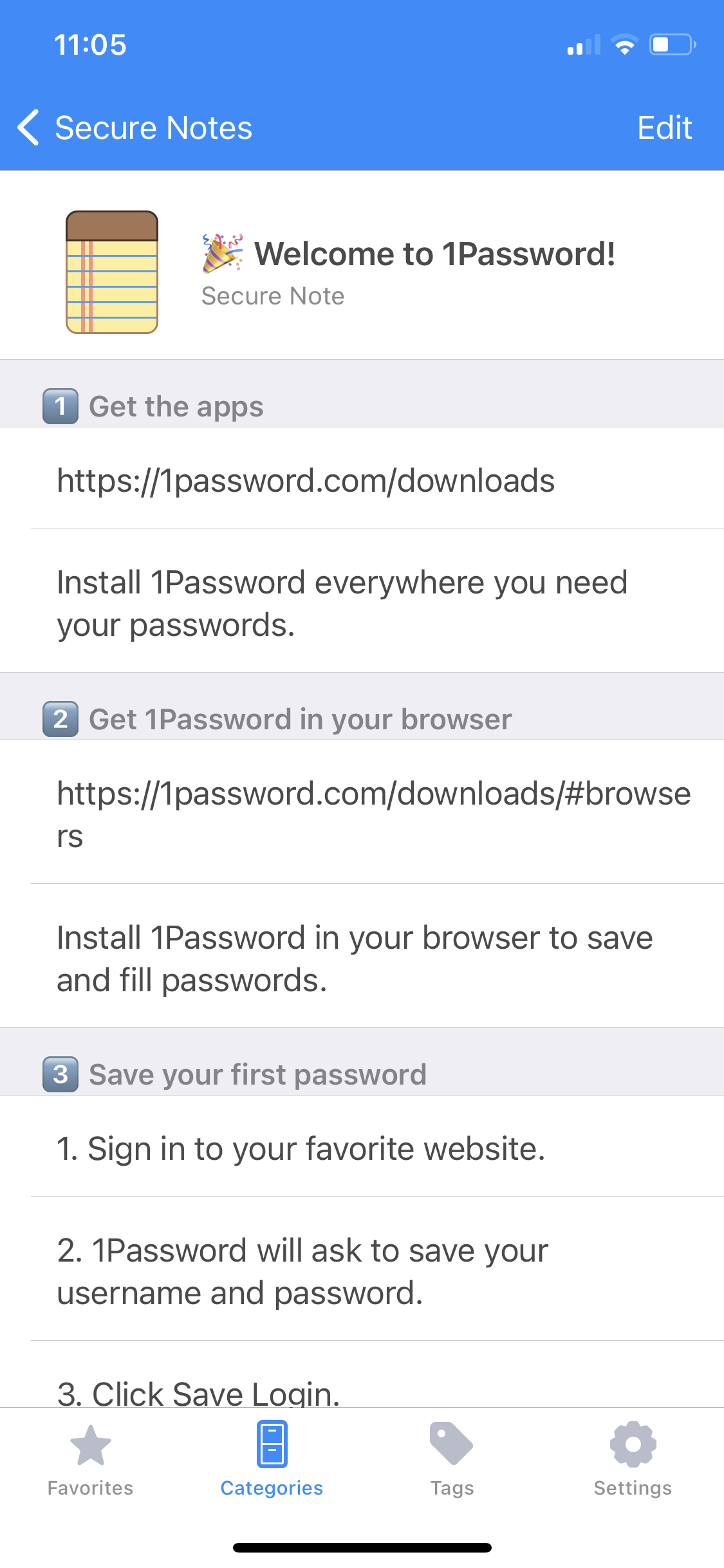 General browsing on 1Password video thumbnail