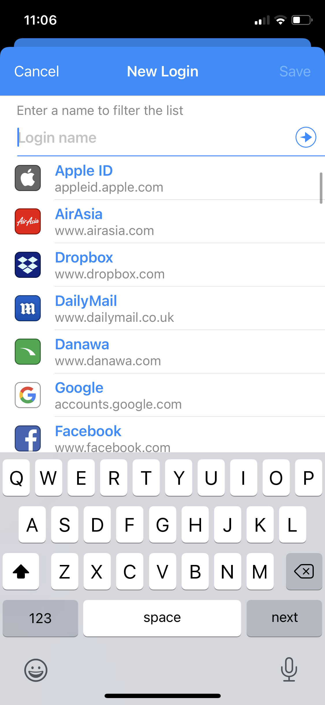 General browsing screenshot