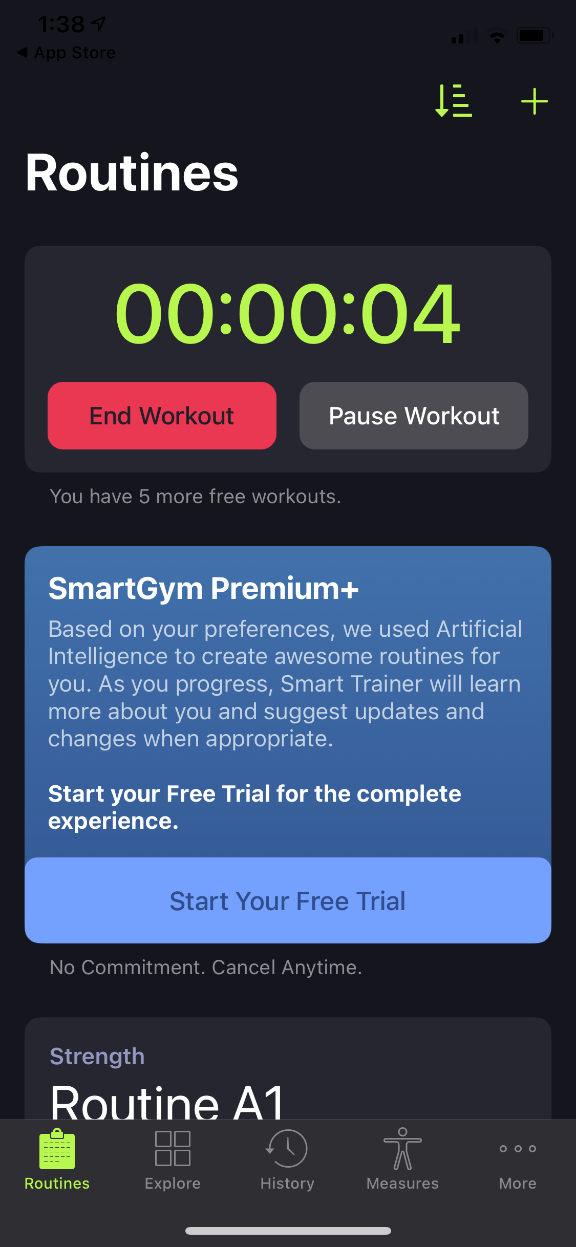 General browsing on SmartGym video thumbnail