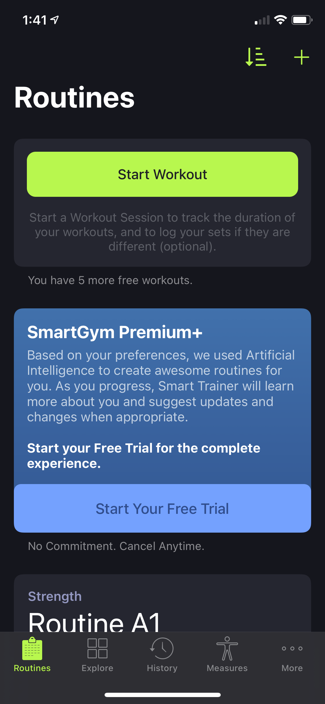 General browsing on SmartGym video thumbnail