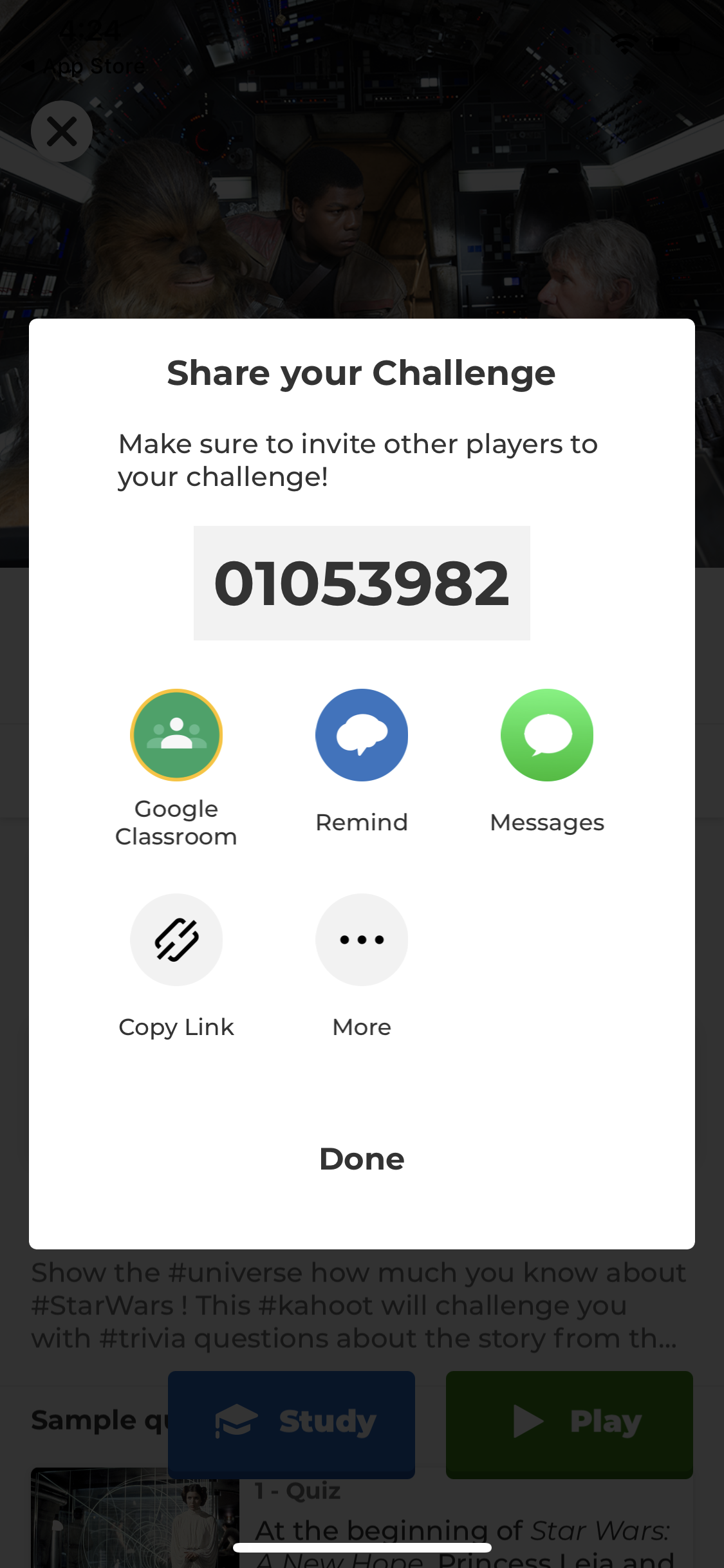 Screenshot of Invite people