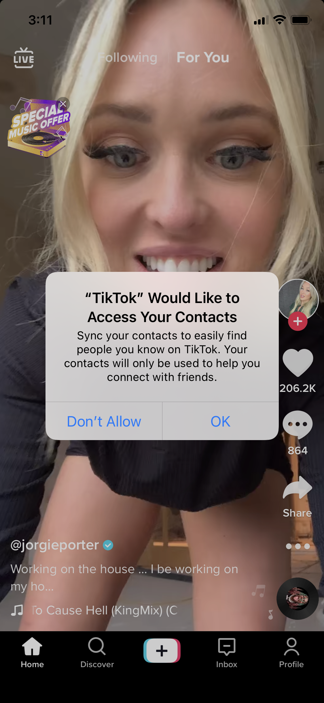 General browsing on TikTok video thumbnail