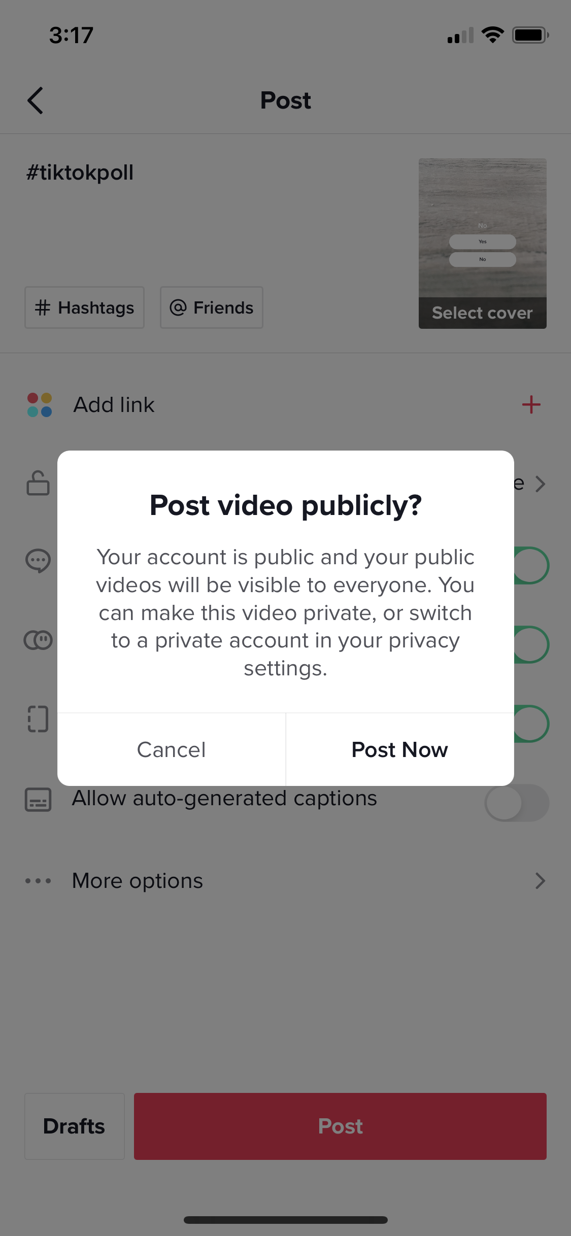 General browsing on TikTok video thumbnail