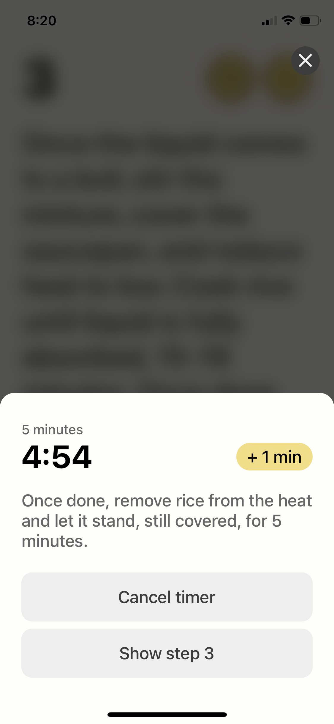 Screenshot of Timer