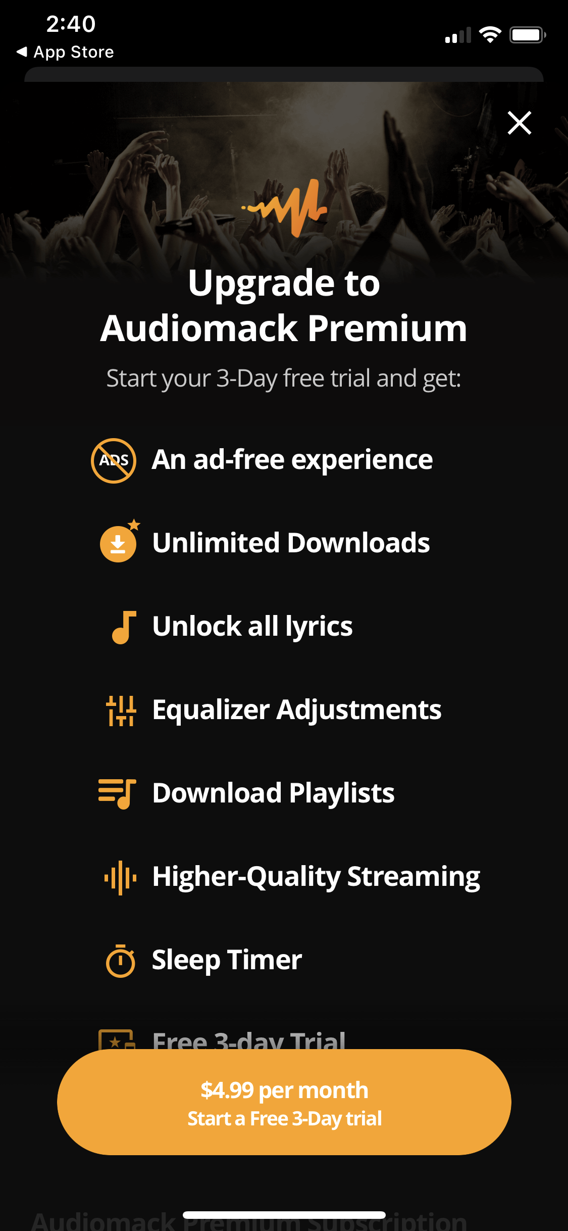 General browsing on Audiomack video thumbnail