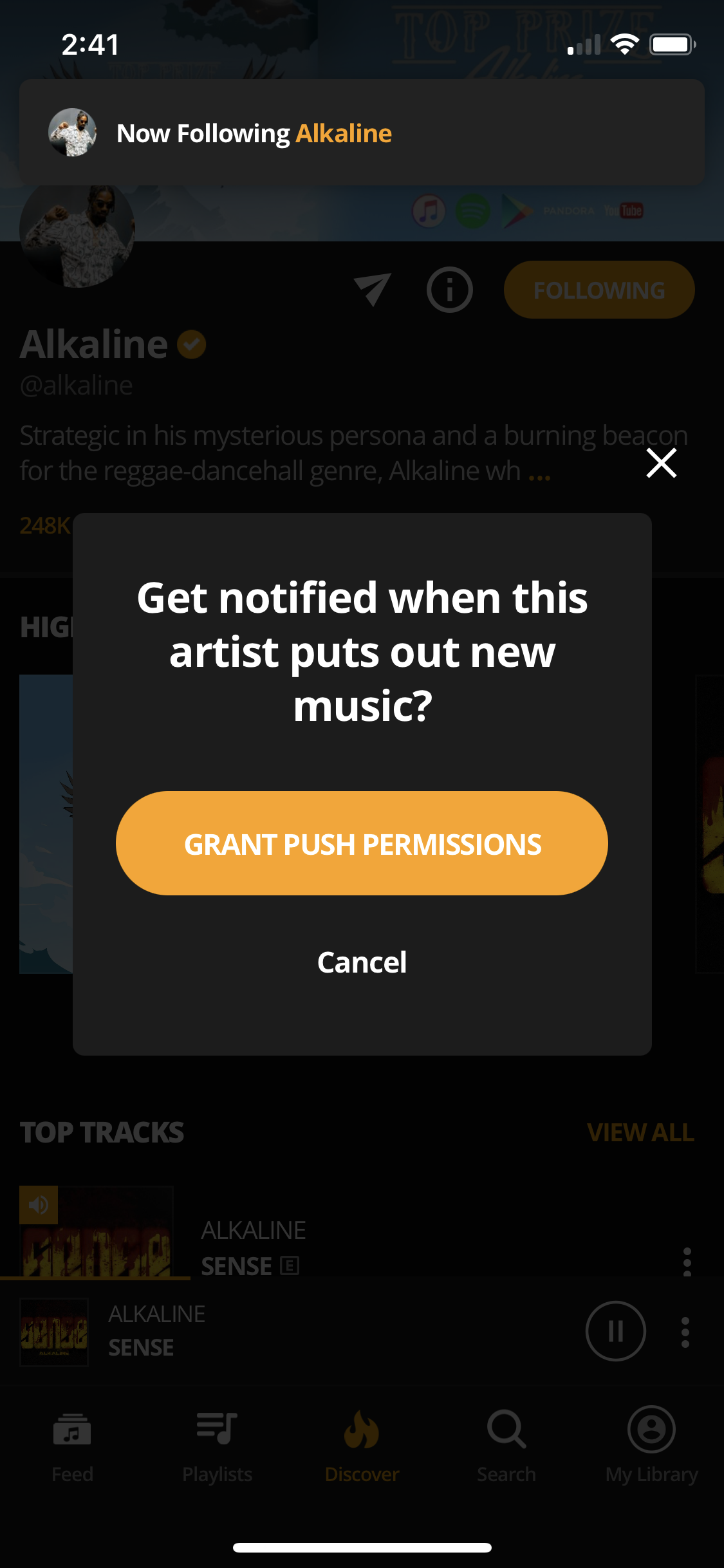 General browsing on Audiomack video thumbnail