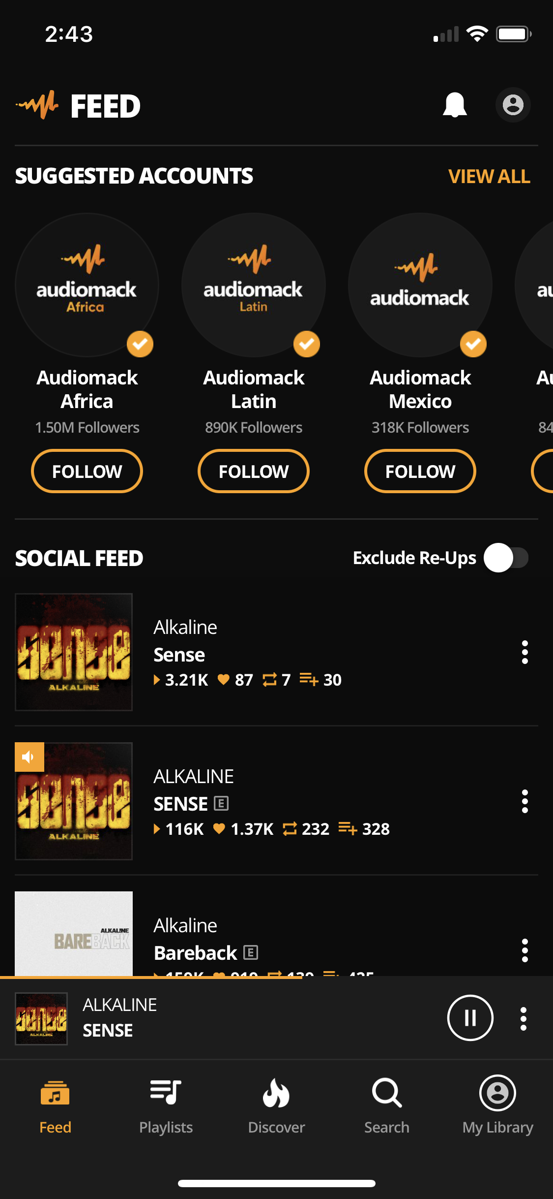 General browsing on Audiomack video thumbnail