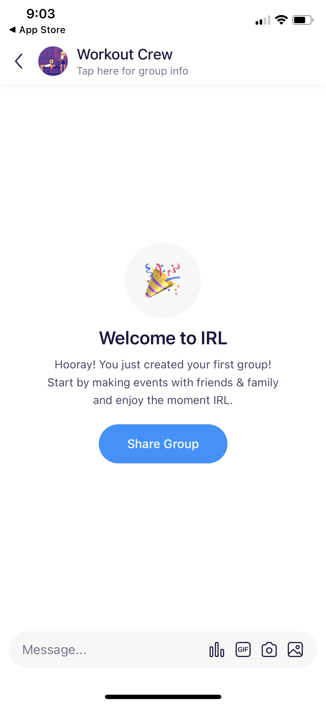 Screenshot of Welcome