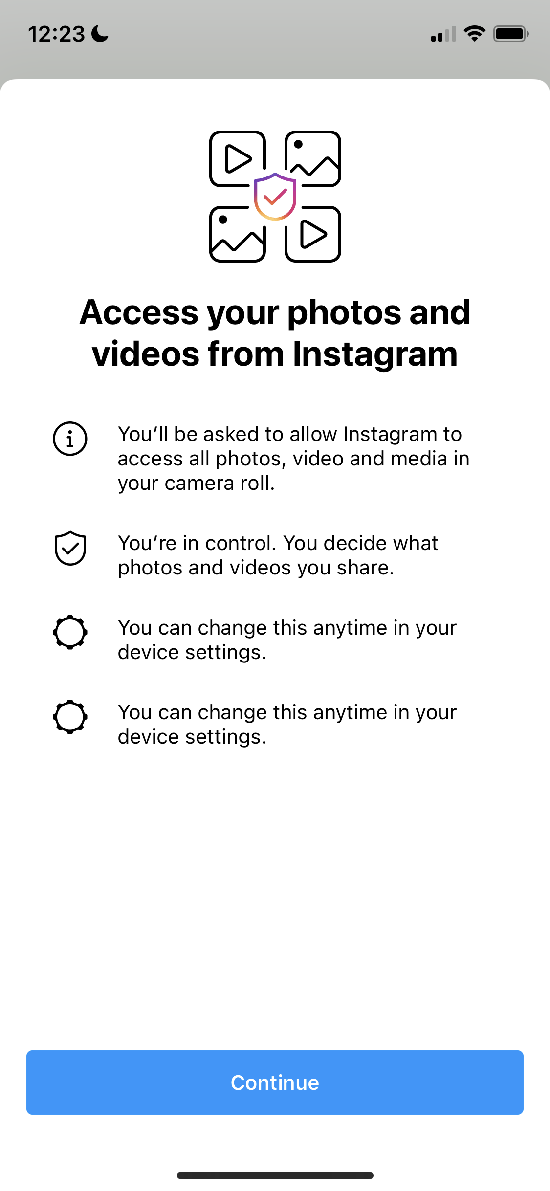 General browsing on Instagram video thumbnail