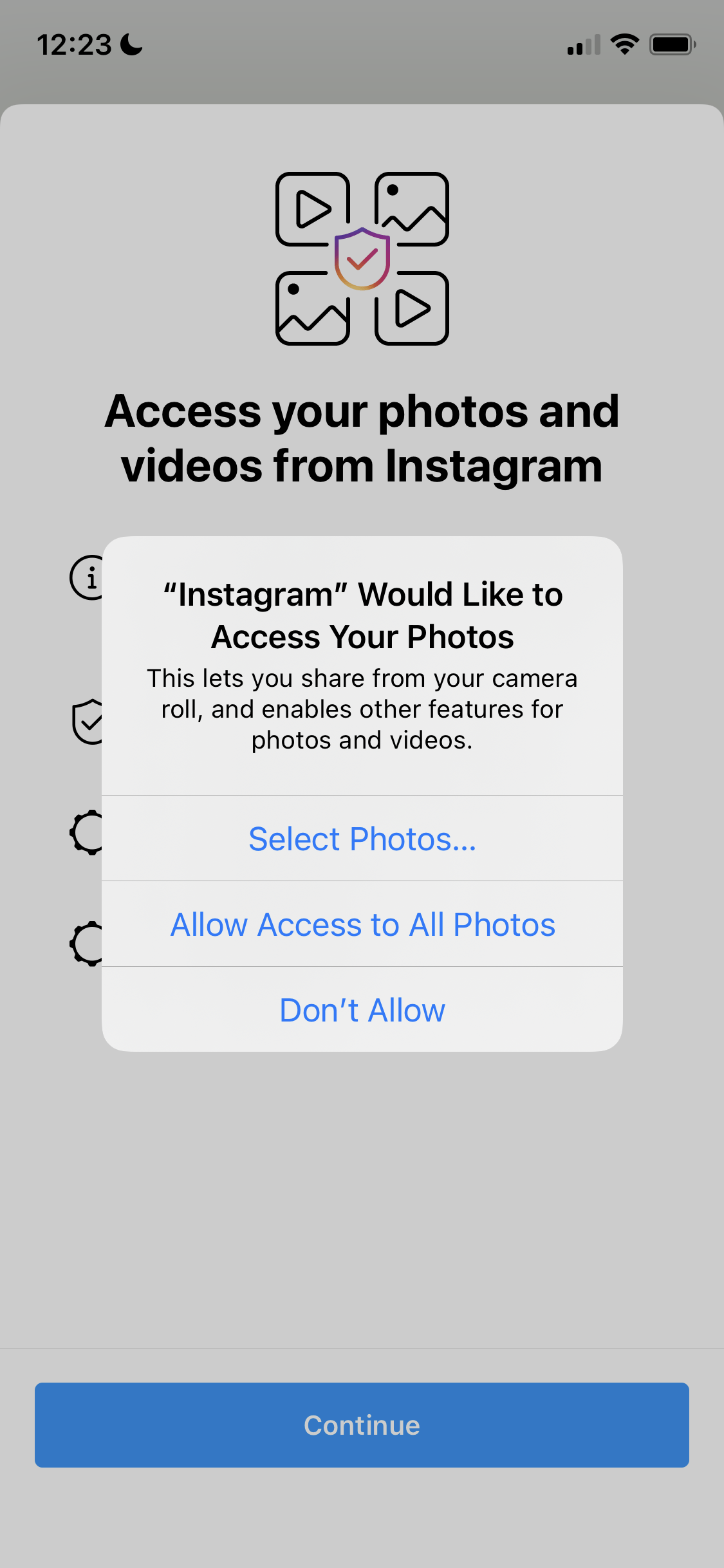 General browsing on Instagram video thumbnail