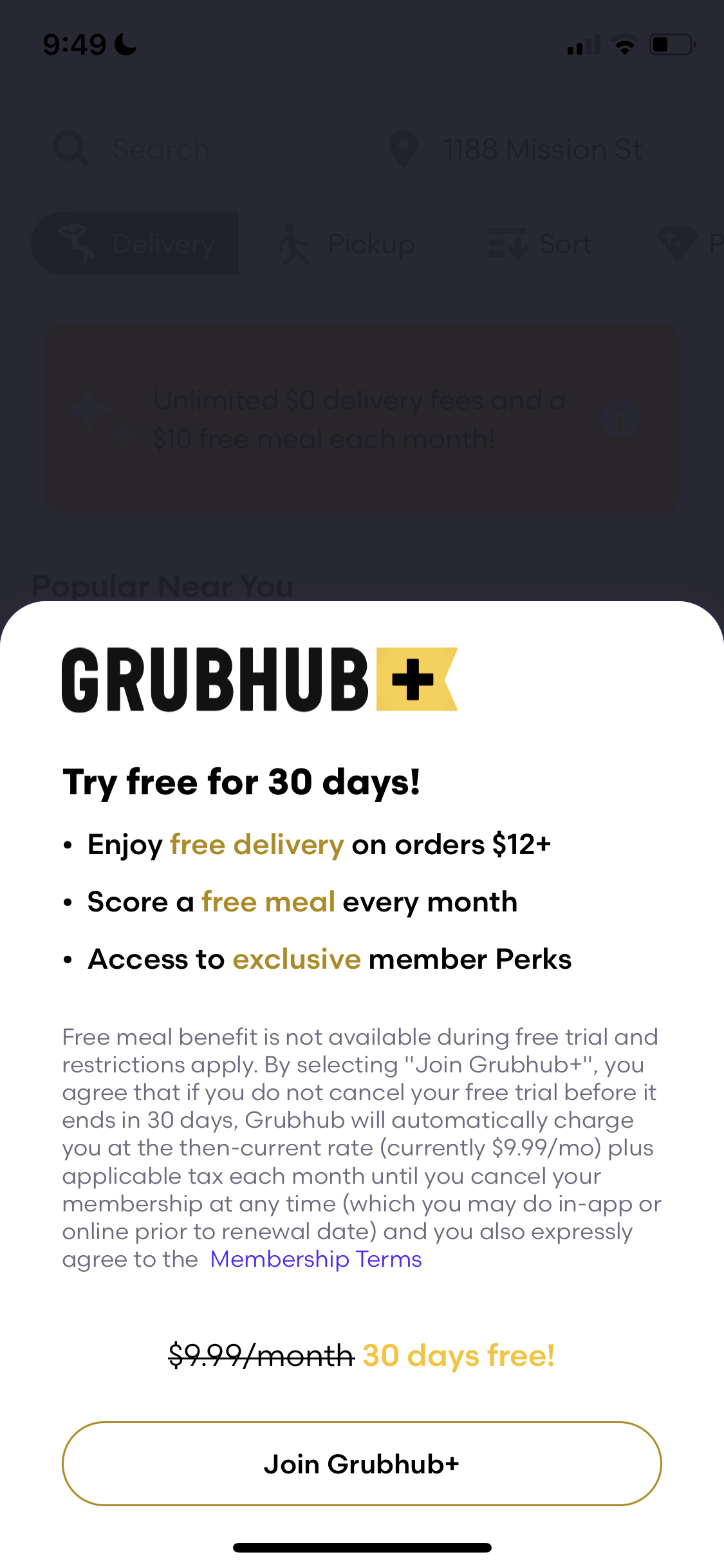 General browsing on Grubhub video thumbnail