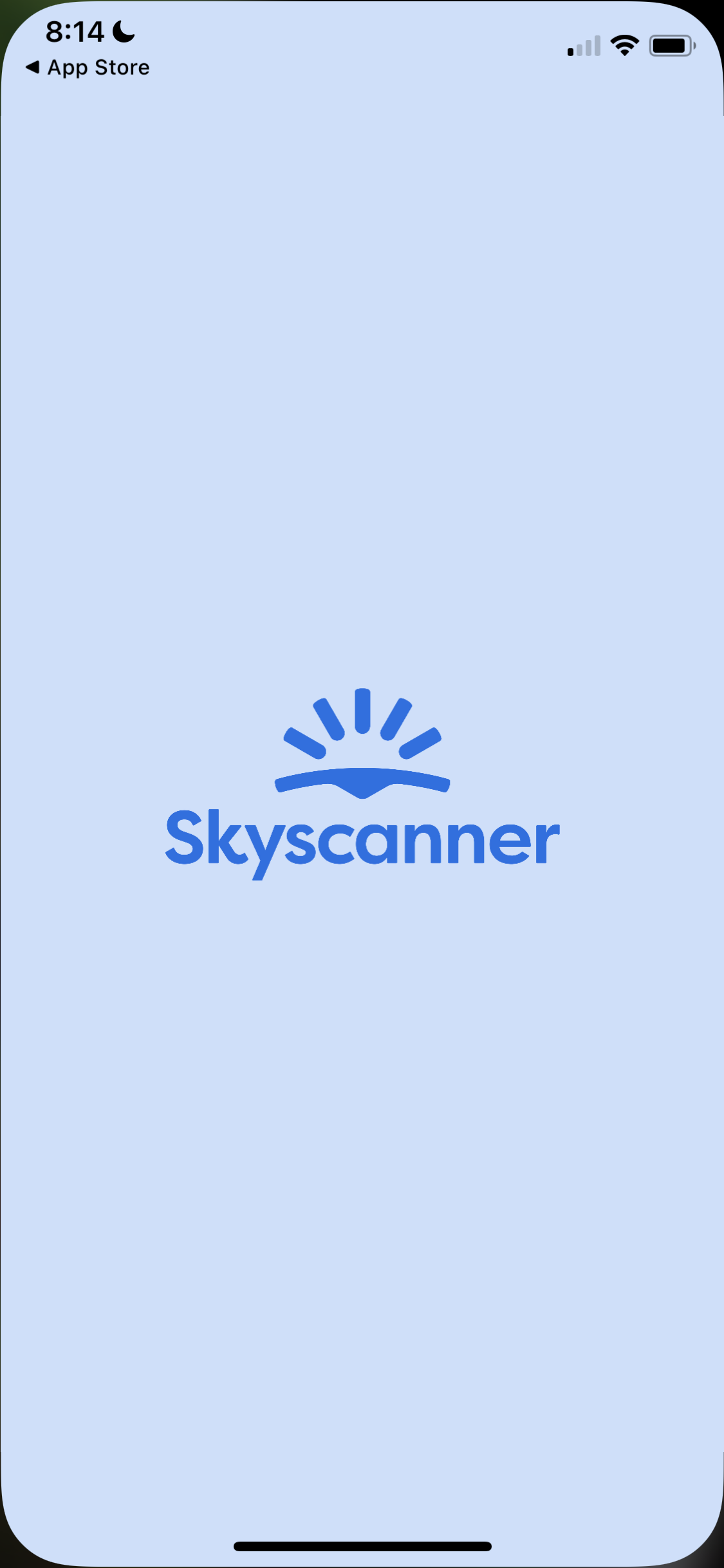 General browsing on Skyscanner video screenshot