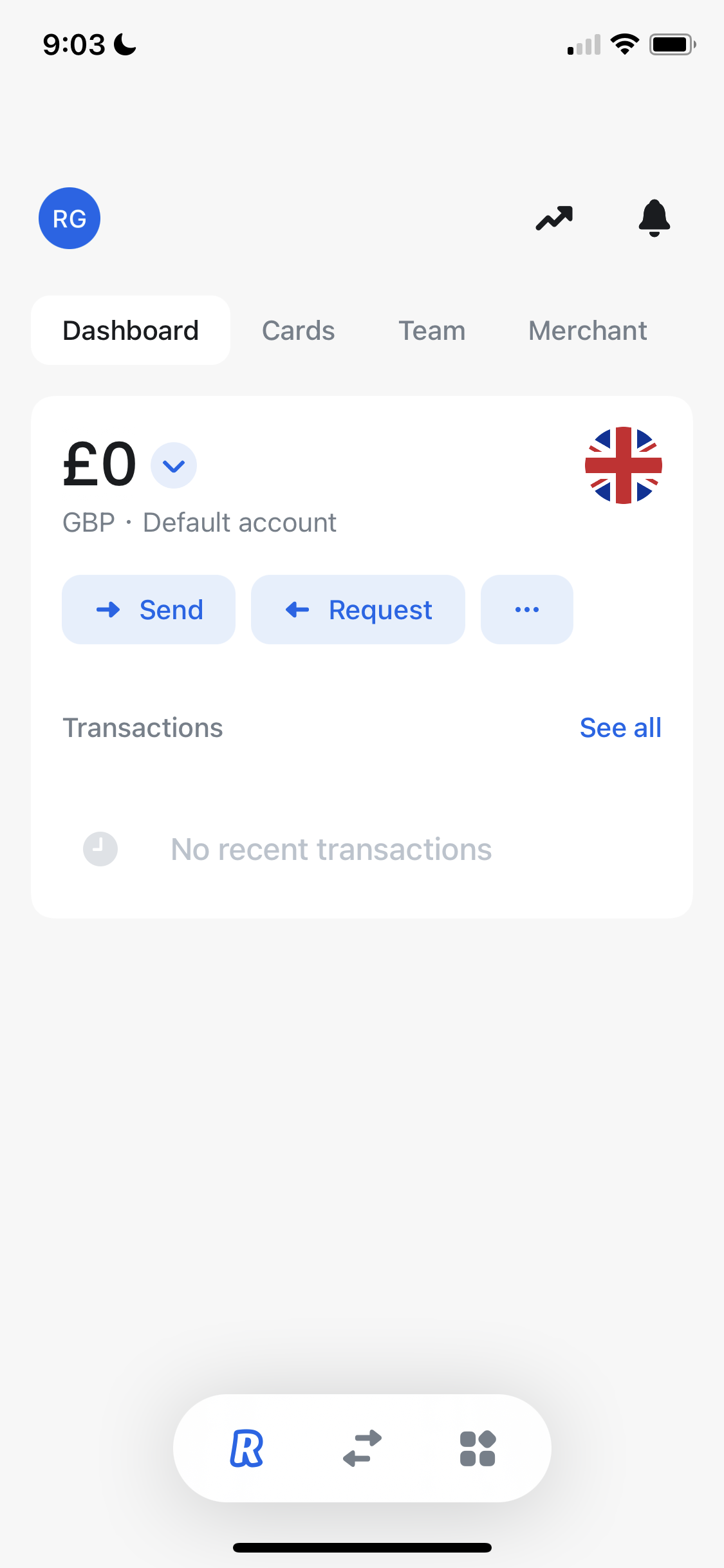 Screenshot of Creating an invoice on Revolut Business