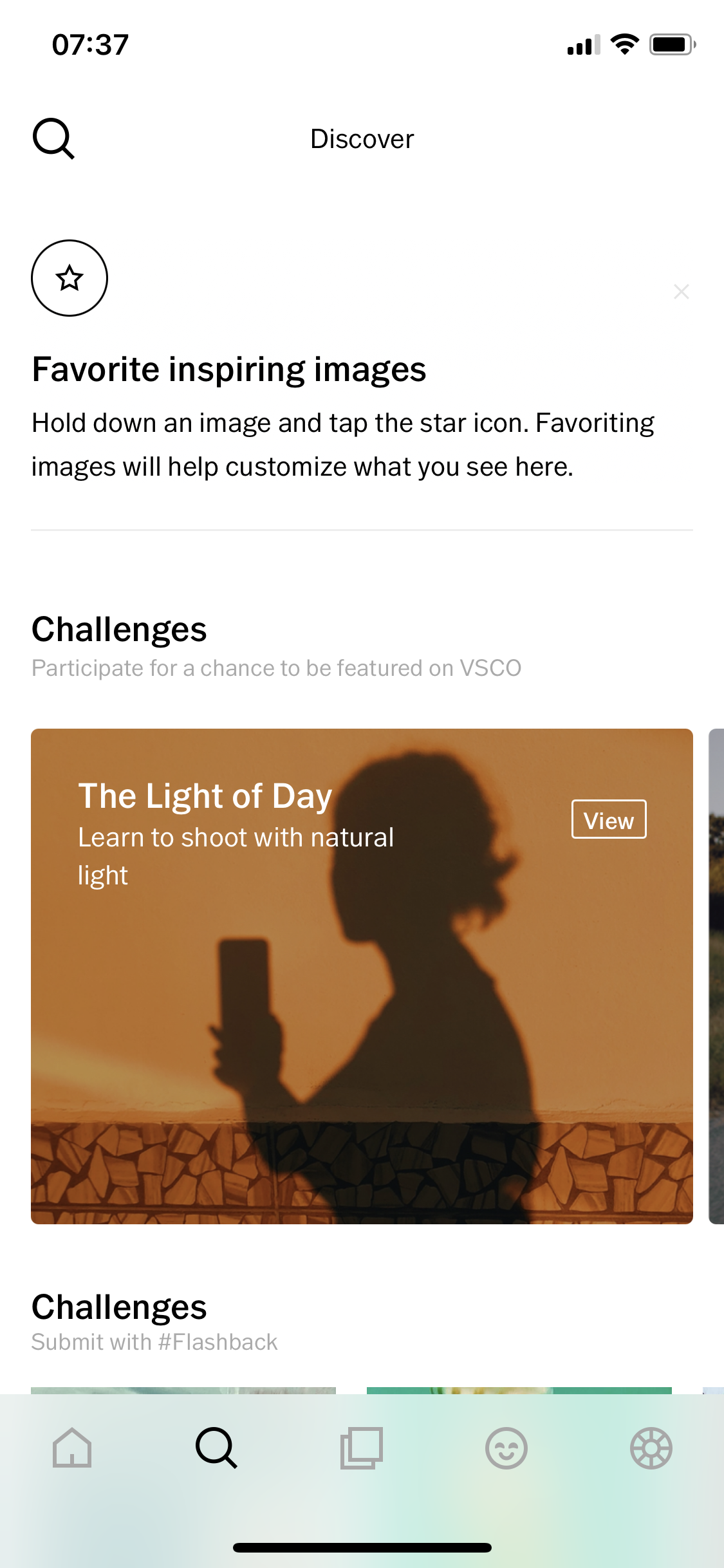 General browsing on VSCO video thumbnail