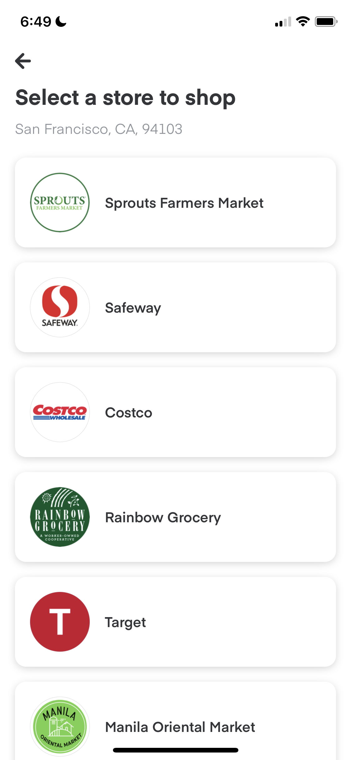 General browsing on Instacart video thumbnail