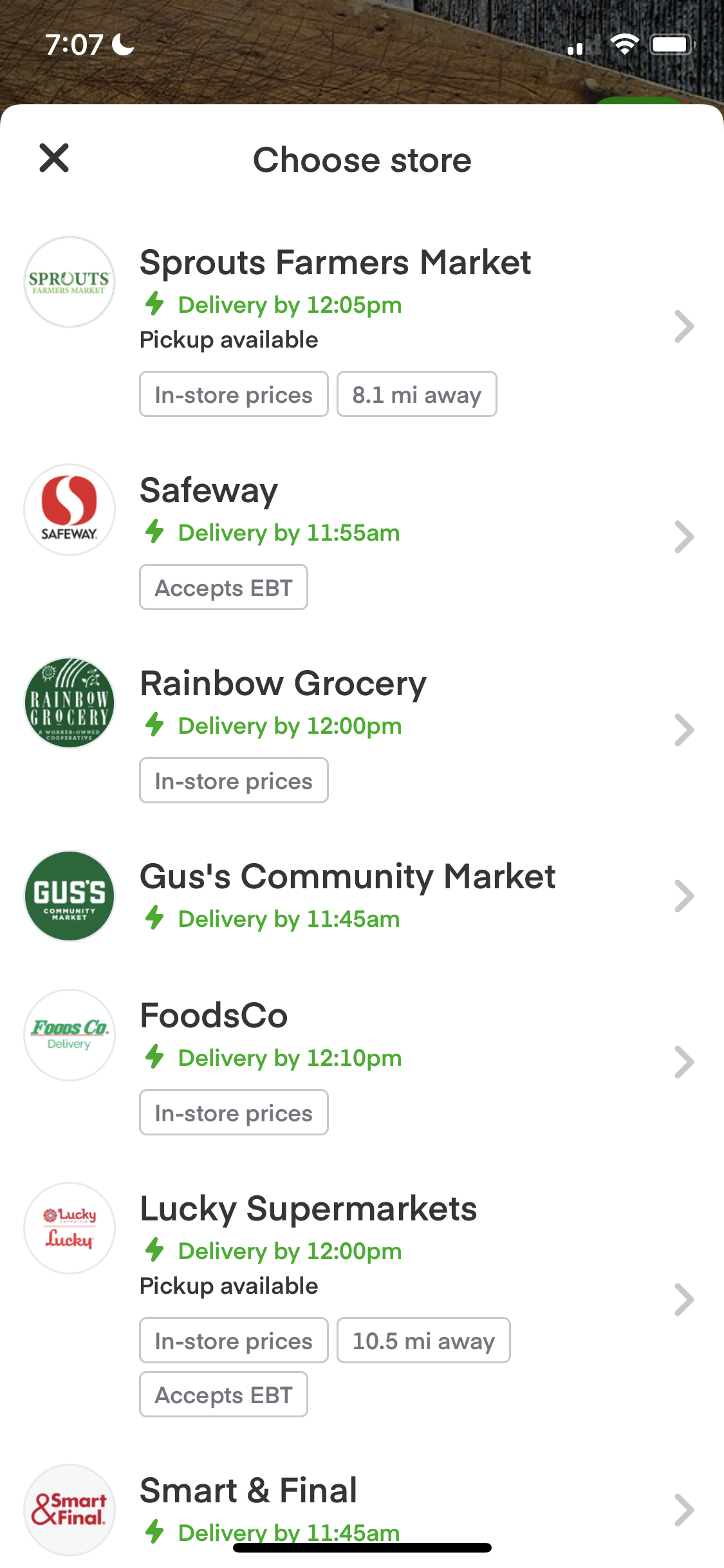 General browsing on Instacart video thumbnail