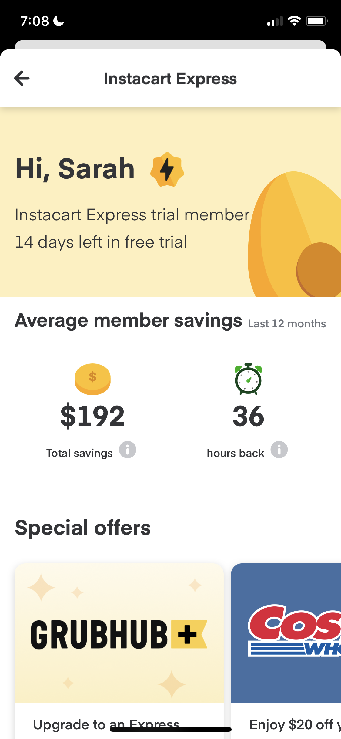 General browsing on Instacart video thumbnail