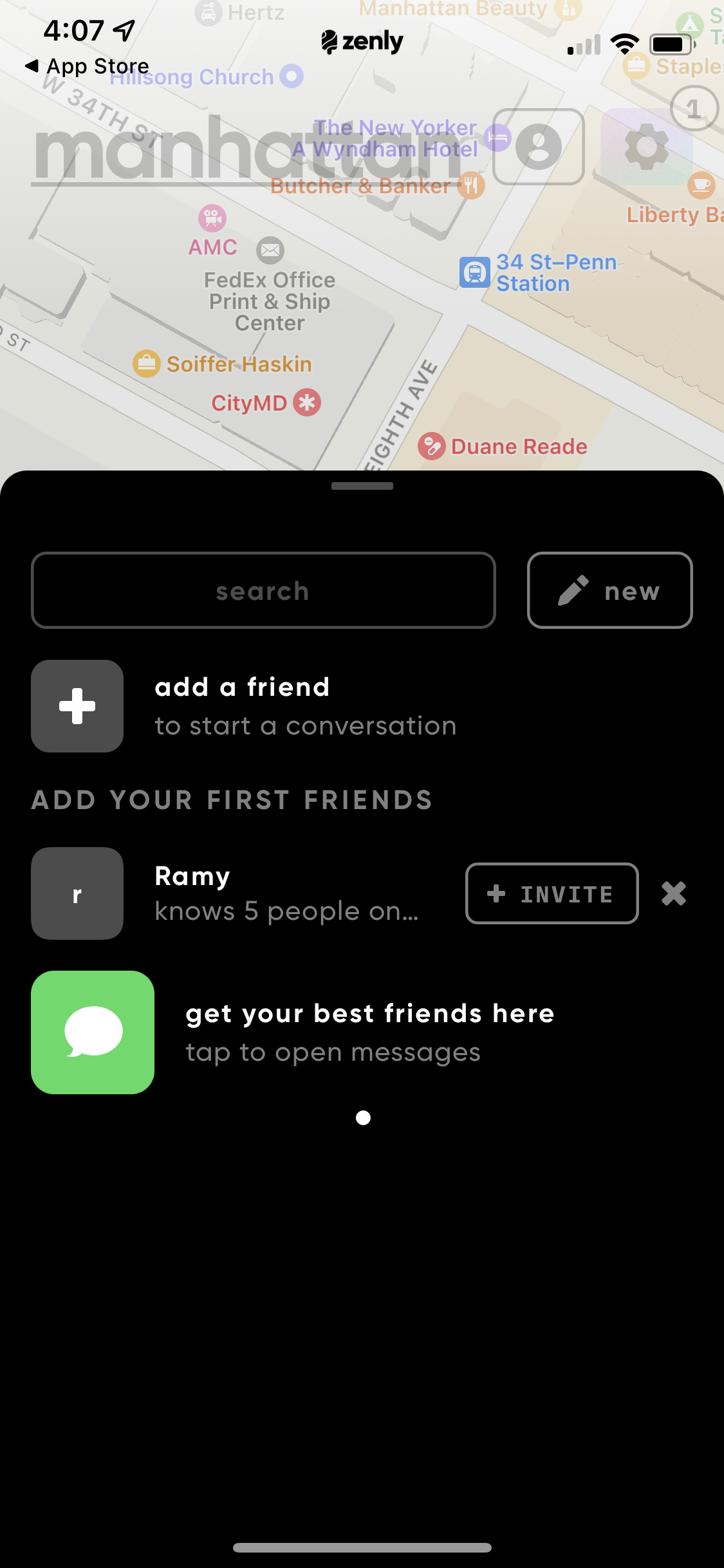 Screenshot of Friends