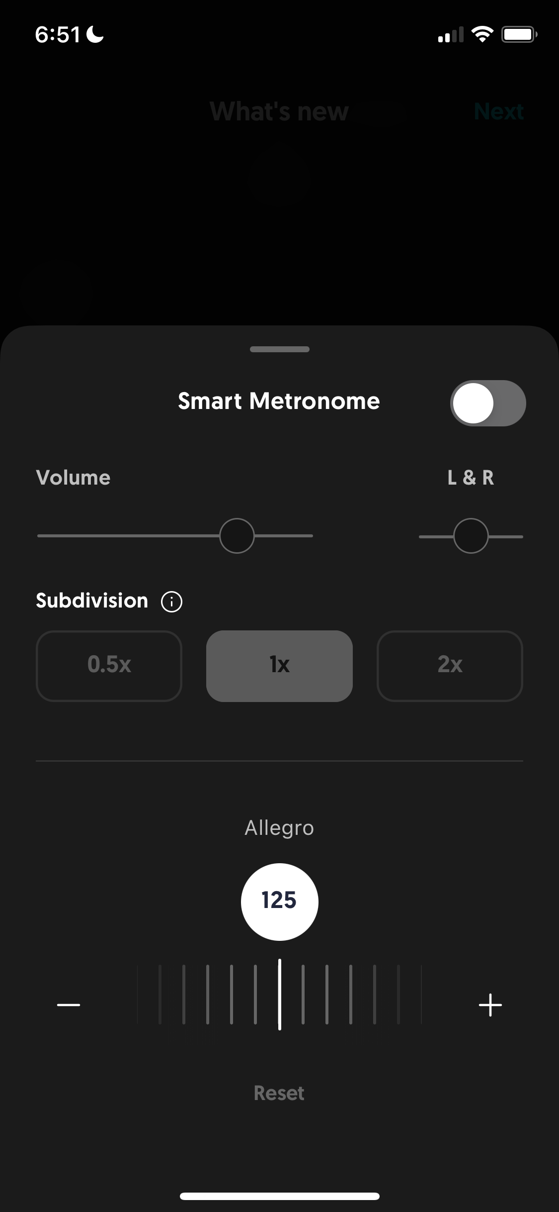 Screenshot of Metronome