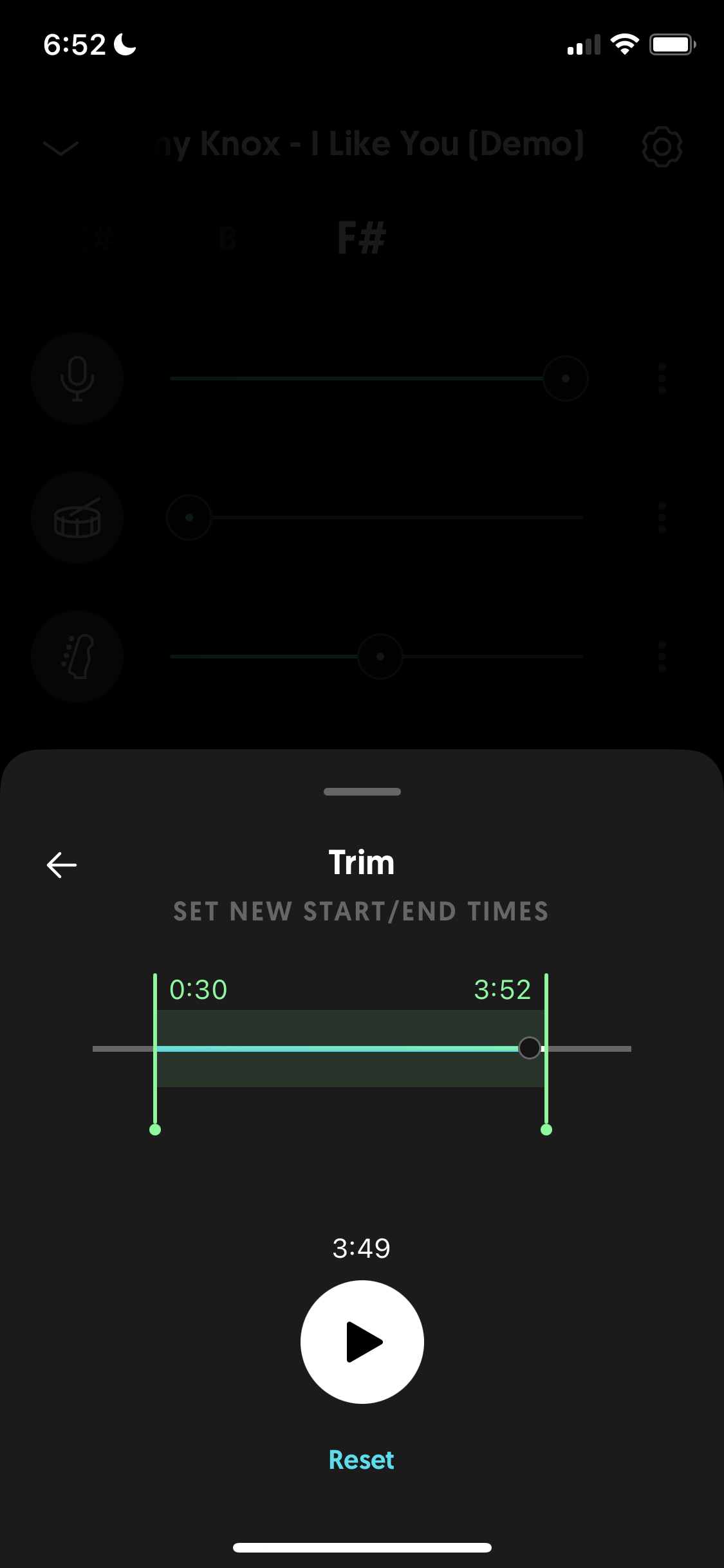 Screenshot of Trim